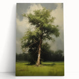 Vintage Nature Art: Majestic Tree Antique Landscape Print