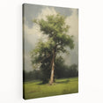 Vintage Nature Art: Majestic Tree Antique Landscape Print