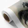 Vintage Animal Art: Abstract Horses – Retro Wildlife Illustration