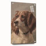 Vintage Animal Art – Loyal Dog in Classic Pet Portrait Print