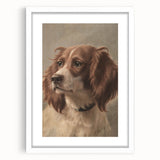 Vintage Animal Art – Loyal Dog in Classic Pet Portrait Print