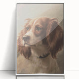 Vintage Animal Art – Loyal Dog in Classic Pet Portrait Print