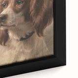 Vintage Animal Art – Loyal Dog in Classic Pet Portrait Print