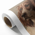 Vintage Animal Art – Loyal Dog in Classic Pet Portrait Print