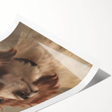 Vintage Animal Art – Loyal Dog in Classic Pet Portrait Print