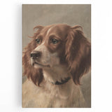Vintage Animal Art – Loyal Dog in Classic Pet Portrait Print