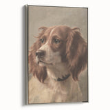 Vintage Animal Art – Loyal Dog in Classic Pet Portrait Print