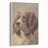 Vintage Animal Art – Loyal Dog in Classic Pet Portrait Print