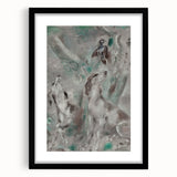 Vintage Animal Art – Whimsical Dogs and Bird in Retro Print