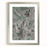 Vintage Animal Art – Whimsical Dogs and Bird in Retro Print