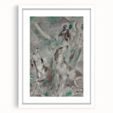 Vintage Animal Art – Whimsical Dogs and Bird in Retro Print