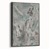 Vintage Animal Art – Whimsical Dogs and Bird in Retro Print