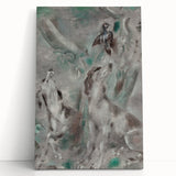 Vintage Animal Art – Whimsical Dogs and Bird in Retro Print