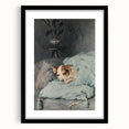 Vintage Animal Art – Cozy Dog in Classic Pet Portrait Print