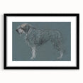 Vintage Animal Art – Sketch of a Dog in Classic Retro Illustration