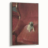 Vintage Animal Art – Playful Pug in Classic Pet Portrait