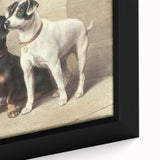 Vintage Animal Art: Trio of Dogs – Retro Wildlife Illustration