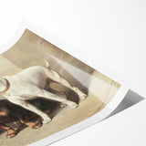 Vintage Animal Art: Trio of Dogs – Retro Wildlife Illustration