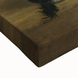 Vintage Animal Art: Two Dogs in Landscape – Retro Wildlife Illustration