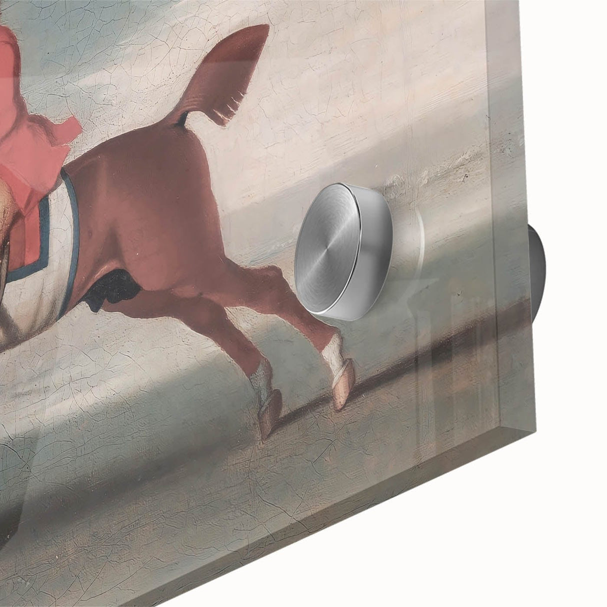 Vintage Animal Art: Rider on Horse – Retro Wildlife Illustration