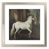 Vintage Animal Art - Classic White Horse Antique Wildlife Prints