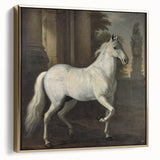 Vintage Animal Art - Classic White Horse Antique Wildlife Prints