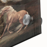 Vintage Animal Art - Horse & Lion Antique Wildlife Print