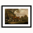 Vintage Animal Art: Hunter with Dogs – Antique Wildlife Print
