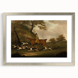 Vintage Animal Art: Hunter with Dogs – Antique Wildlife Print