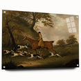 Vintage Animal Art: Hunter with Dogs – Antique Wildlife Print