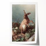 Vintage floral art featuring line art flowers in muted earth tones on rolled canvas, suitable for large living room walls.