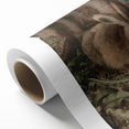 Vintage Animal Art - Rabbit in Forest Antique Wildlife Print