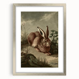 Vintage Animal Art - Rabbit in Nature Antique Wildlife Print