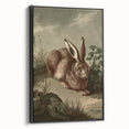 Vintage Animal Art - Rabbit in Nature Antique Wildlife Print