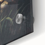 Vintage Animal Art - Majestic Tiger in the Grass Antique Print