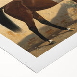Vintage Animal Art: Horse and Foal – Antique Wildlife Print
