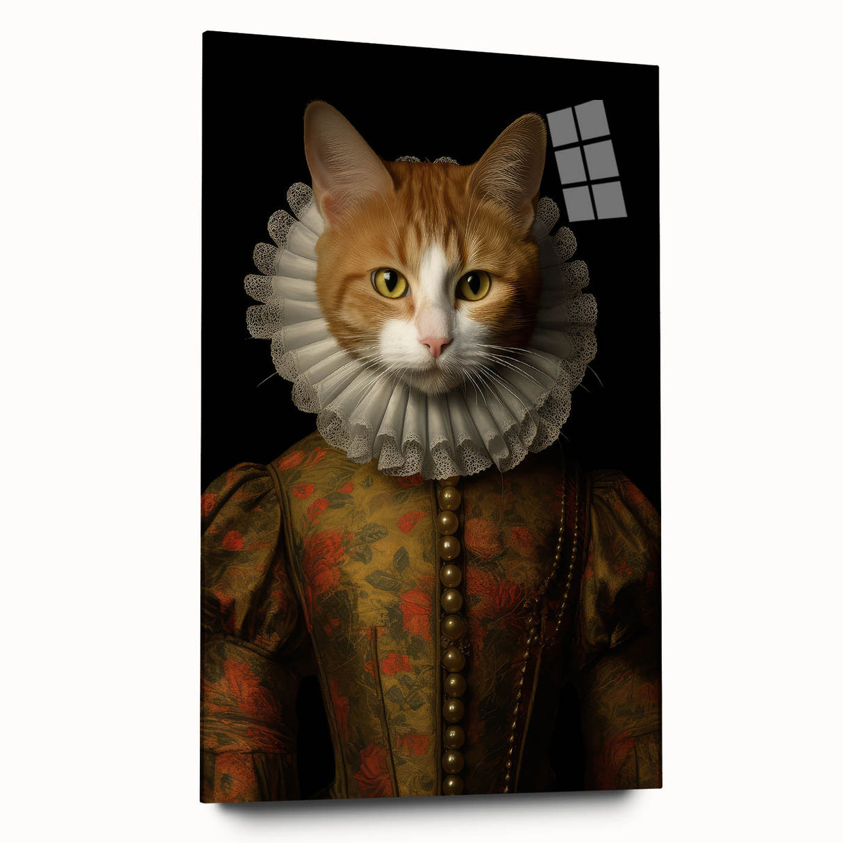 Vintage Animal Art: Aristocratic Cat – Retro Animal Illustration