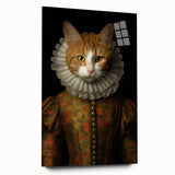Vintage Animal Art: Aristocratic Cat – Retro Animal Illustration