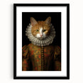 Vintage Animal Art: Aristocratic Cat – Retro Animal Illustration