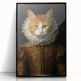 Vintage Animal Art: Aristocratic Cat – Retro Animal Illustration