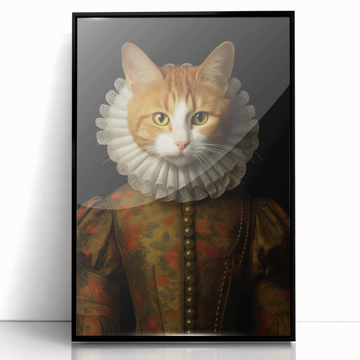 Vintage Animal Art: Aristocratic Cat – Retro Animal Illustration