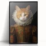 Vintage Animal Art: Aristocratic Cat – Retro Animal Illustration