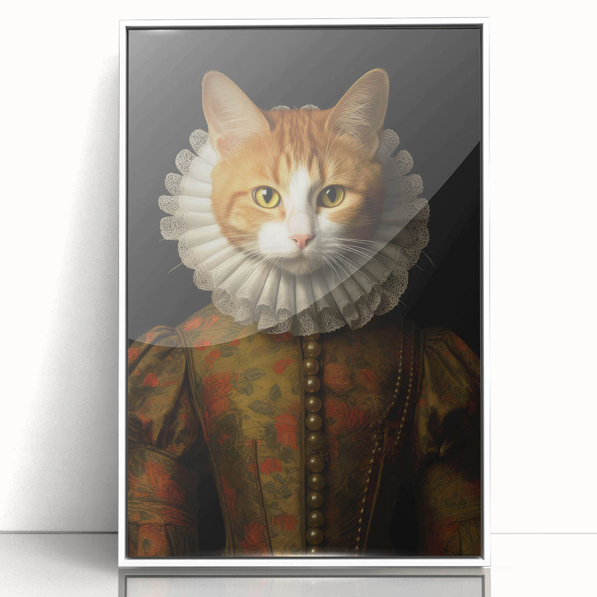 Vintage Animal Art: Aristocratic Cat – Retro Animal Illustration