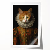Vintage Animal Art: Aristocratic Cat – Retro Animal Illustration