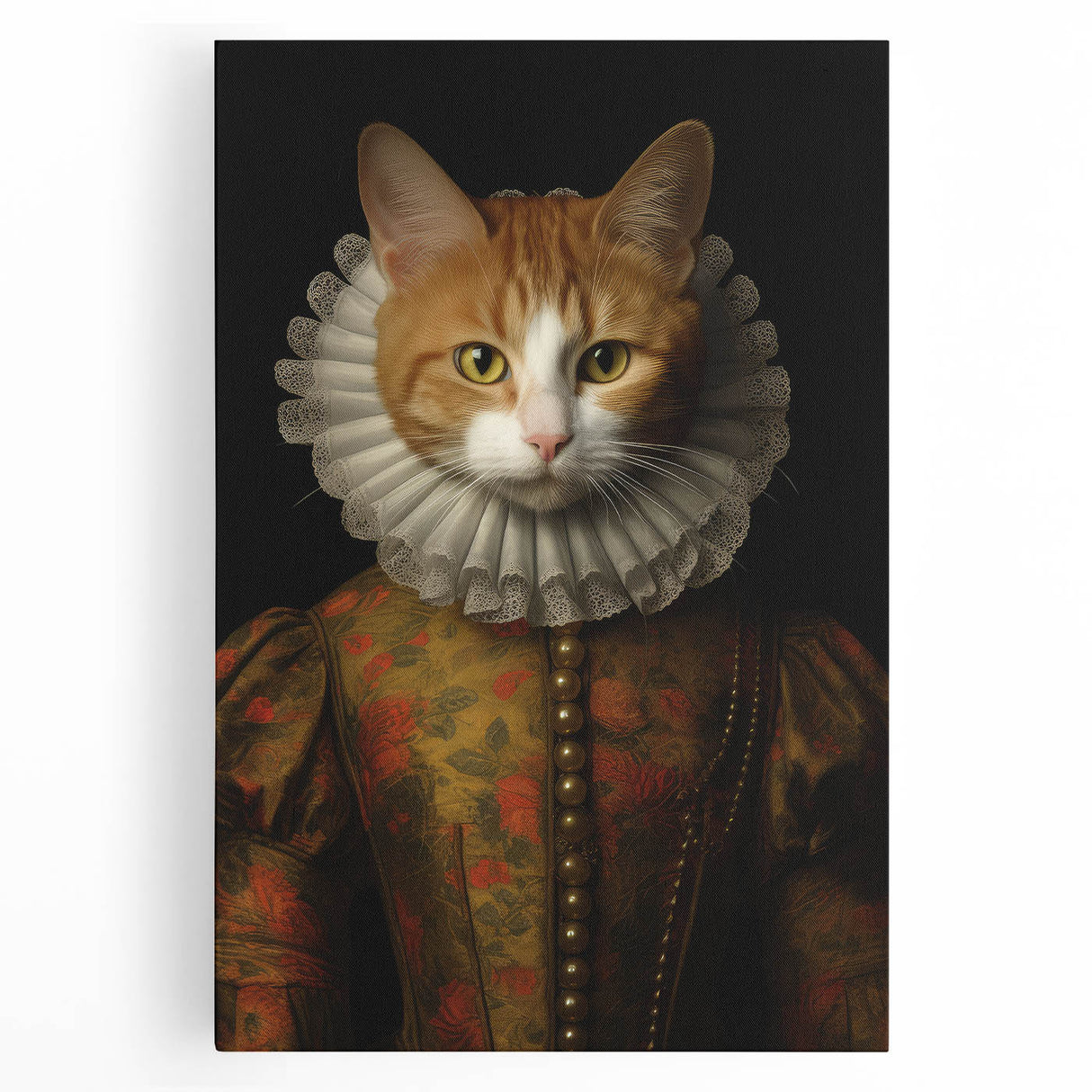 Vintage Animal Art: Aristocratic Cat – Retro Animal Illustration