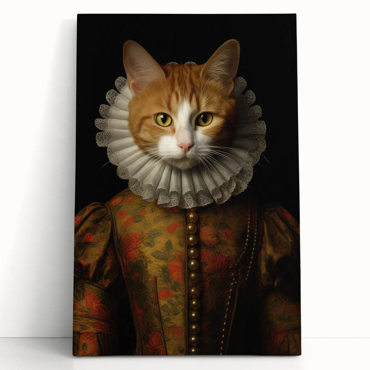 Vintage Animal Art: Aristocratic Cat – Retro Animal Illustration