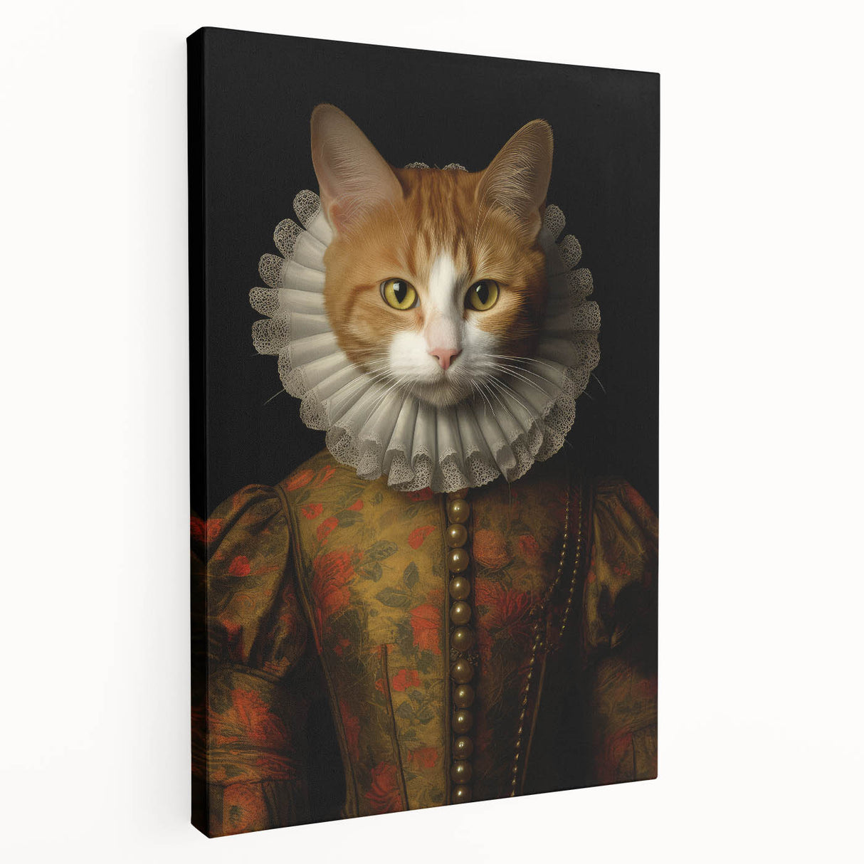 Vintage Animal Art: Aristocratic Cat – Retro Animal Illustration