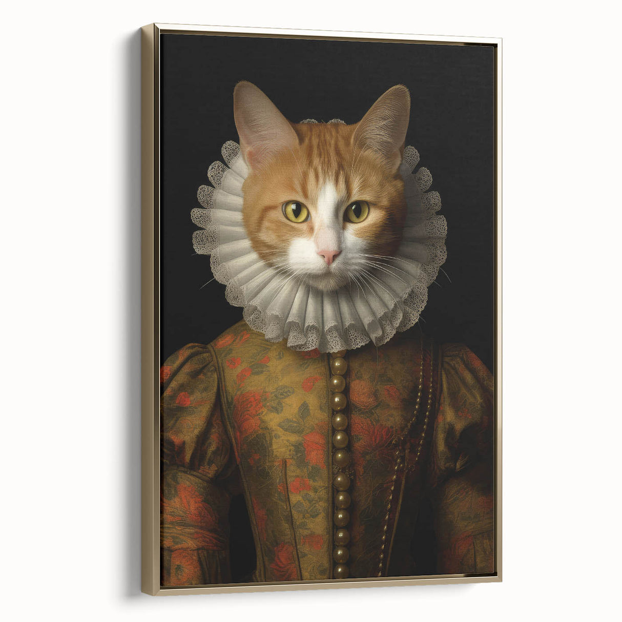Vintage Animal Art: Aristocratic Cat – Retro Animal Illustration