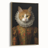 Vintage Animal Art: Aristocratic Cat – Retro Animal Illustration