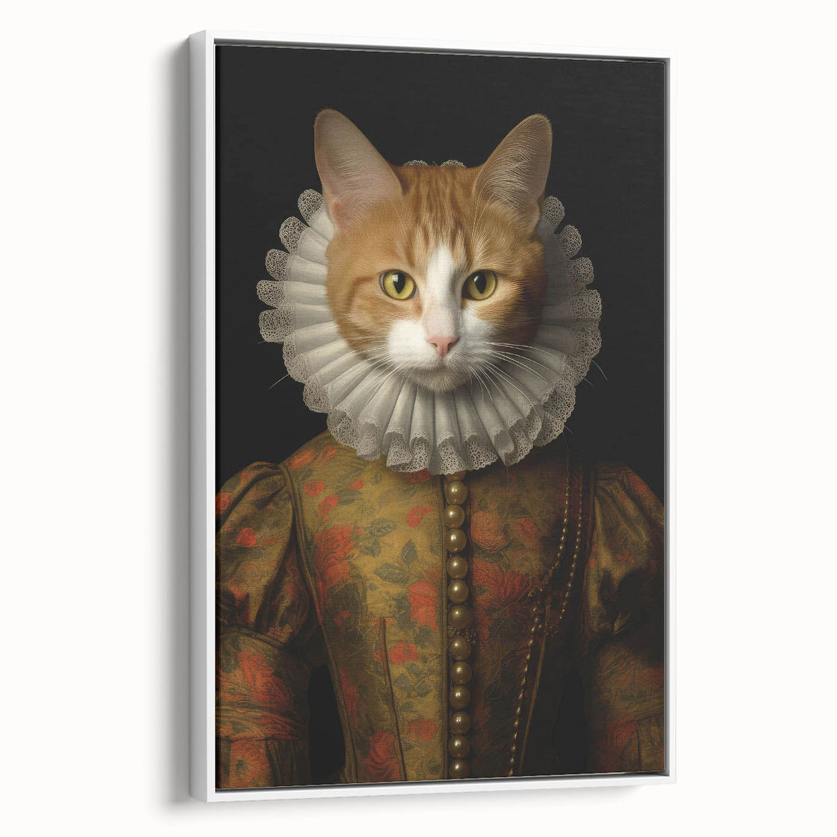 Vintage Animal Art: Aristocratic Cat – Retro Animal Illustration